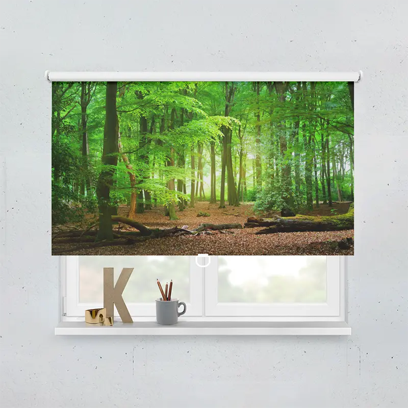Springrollo Motiv "Wald Laub"