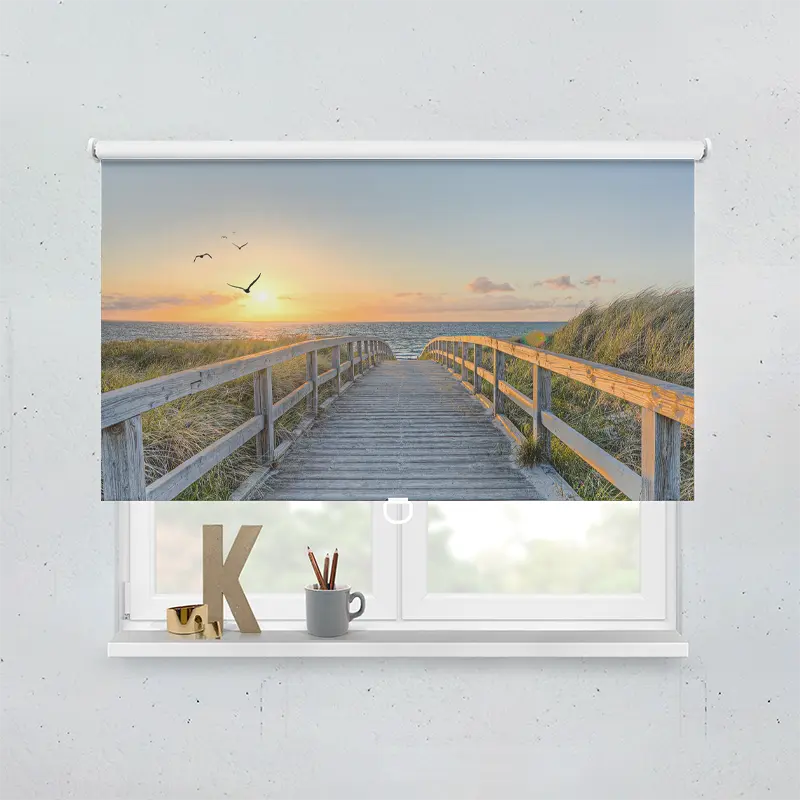 Springrollo Motiv "Meer Bruecke Romantisch"