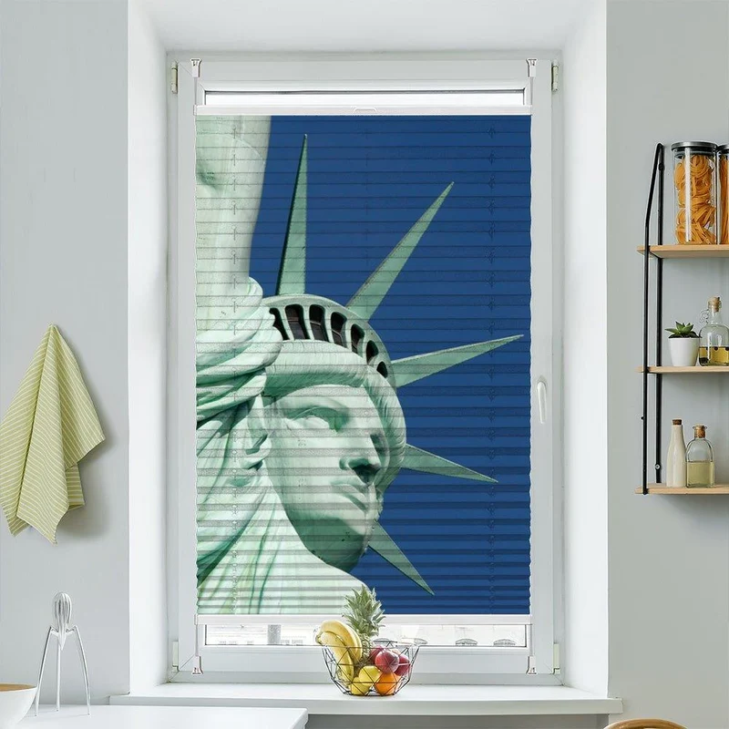 Plissee Motiv "Liberty York"