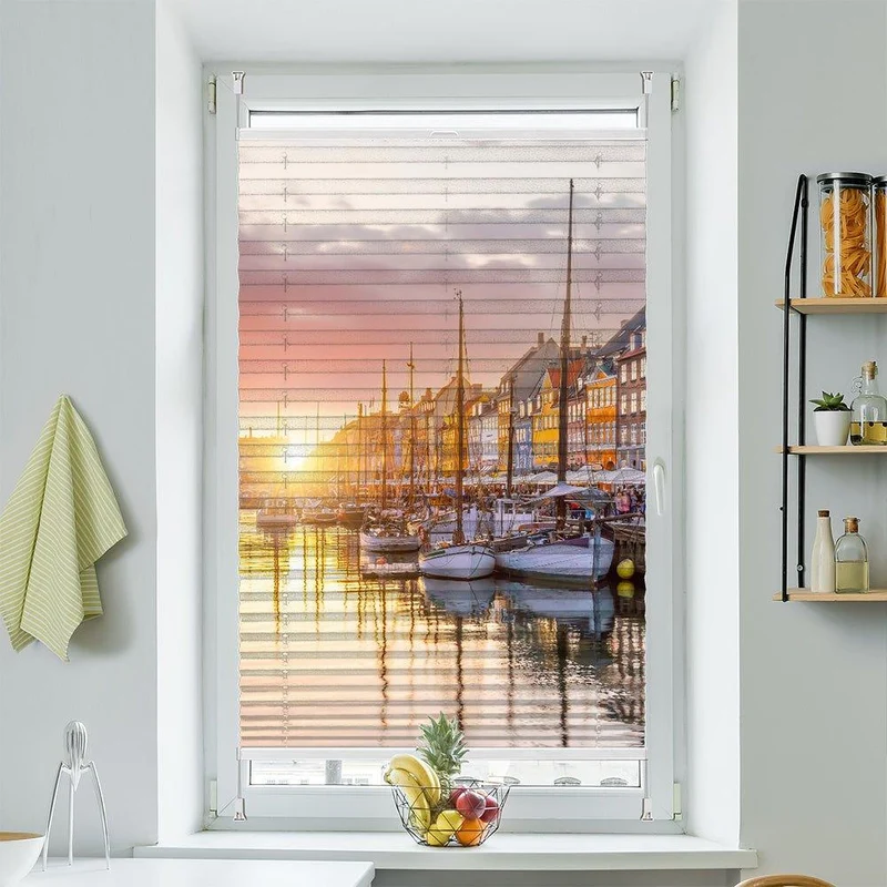 Plissee Motiv "Nyhavn Daenemark"