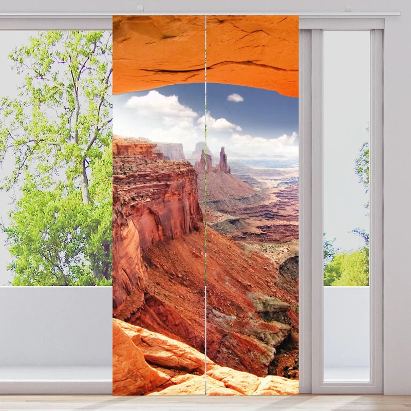 Schiebegardine Motiv "Grand Canyon rote Felsen"