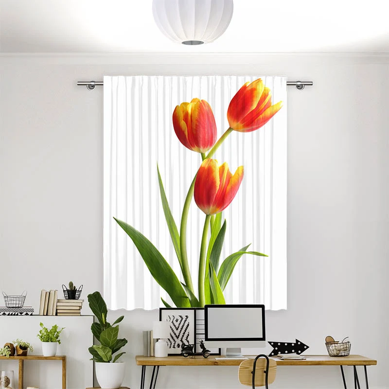 Vorhang Motiv "Tulpen"