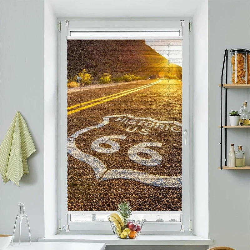 Plissee Motiv "Strasse Arizona"