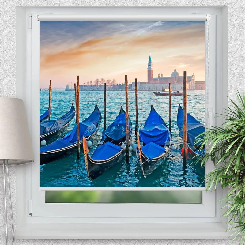 Klemmfix Rollo "Venedig Canale Grande" | Motiv-Klemmrollo