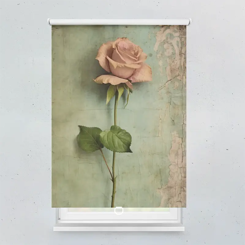 Springrollo Motiv "Rose Old Paper"