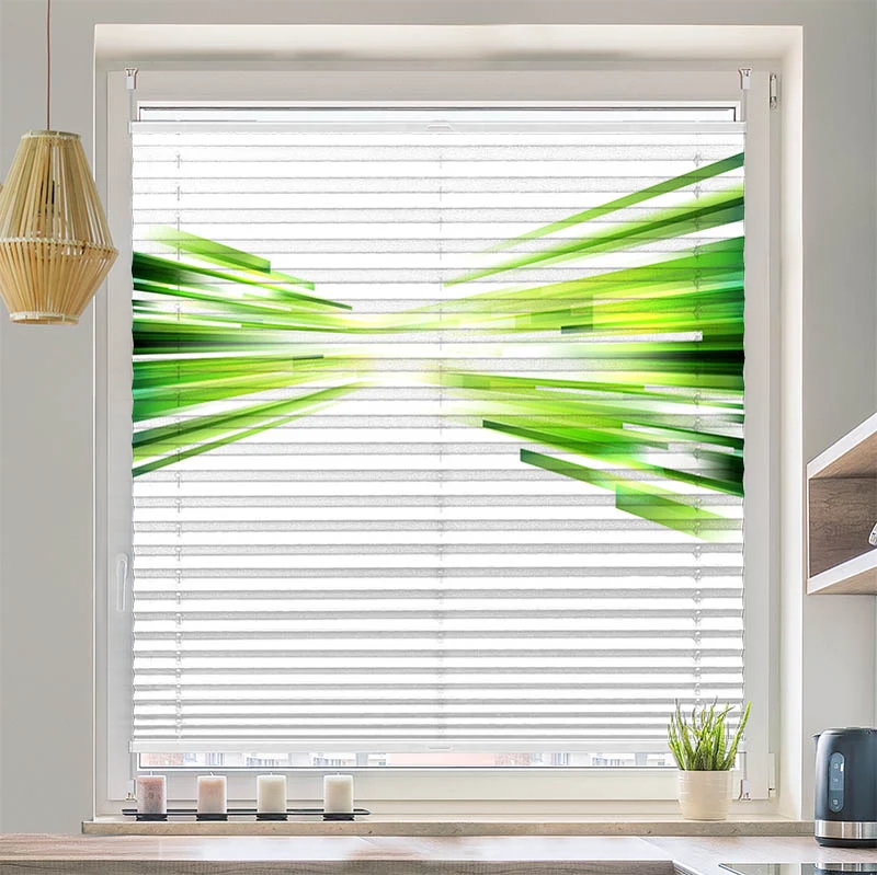 Wabenplissee Motiv "Grafik Futuristisch"