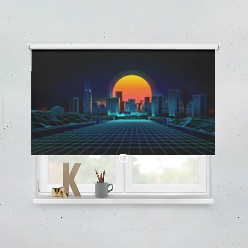 Springrollo Motiv "Retro Sci-fi Background"