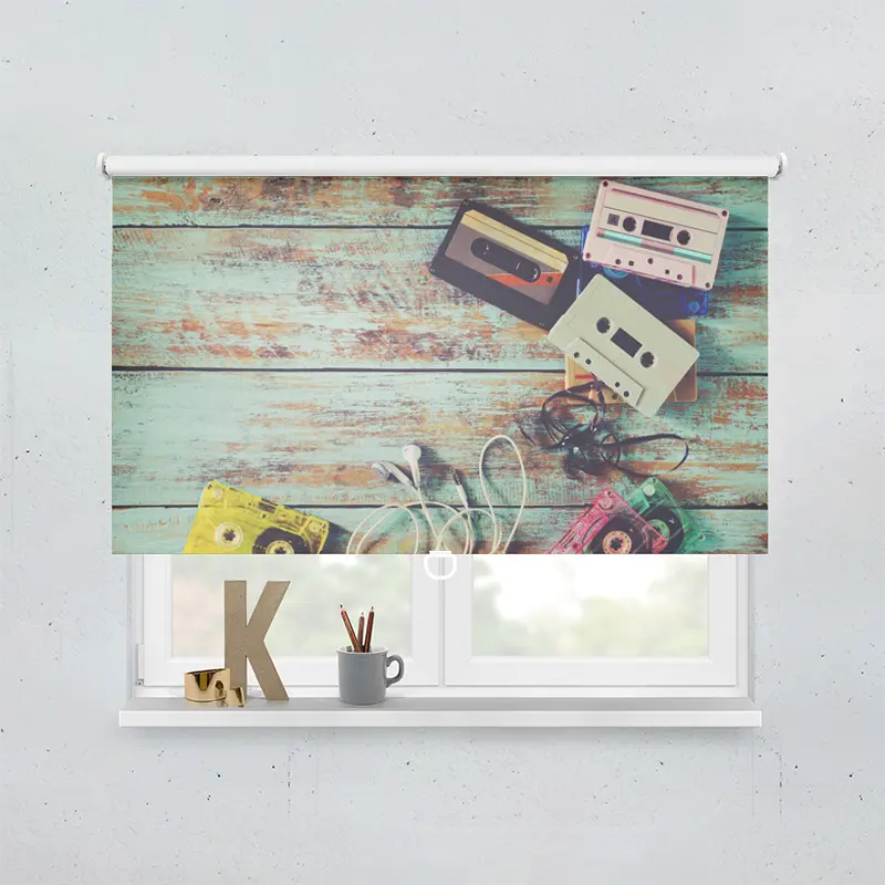 Springrollo Motiv "Retro Kassetten"