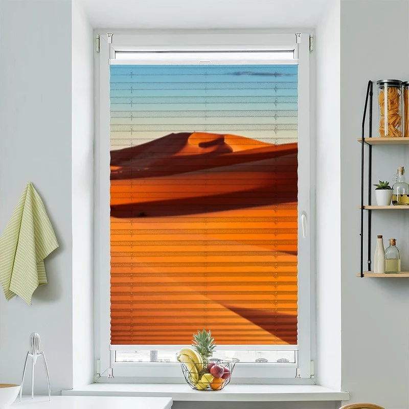 Plissee Motiv "Wüste Sahara"