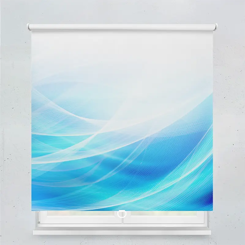 Springrollo Motiv "Abstract Blue Waves"