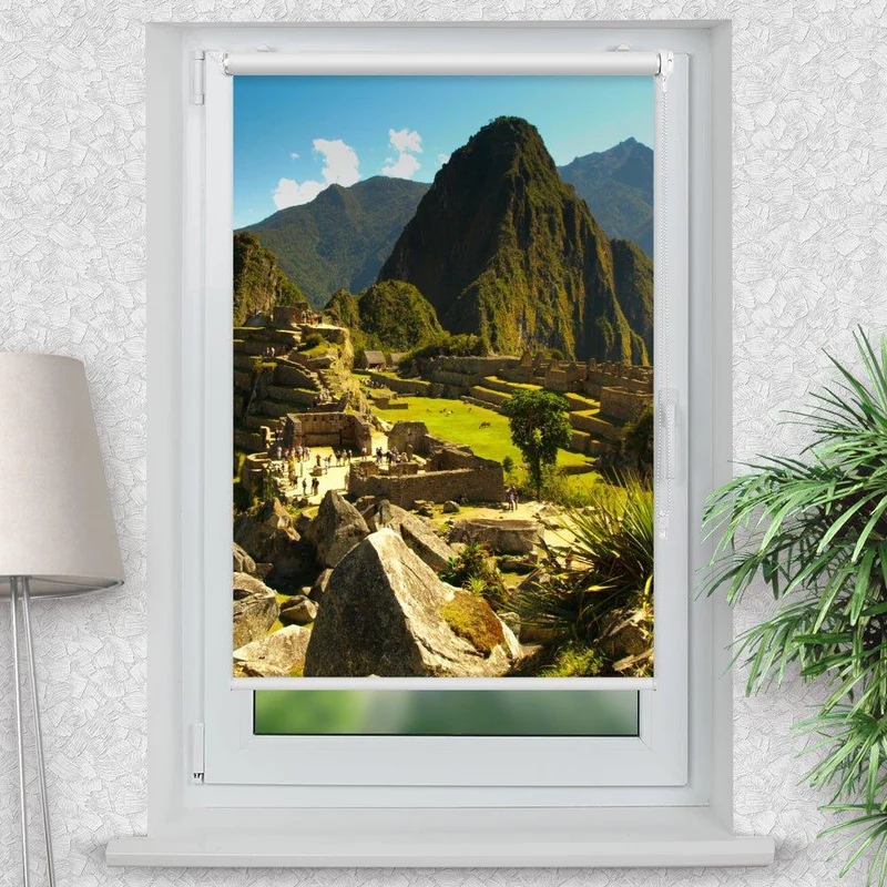 Klemmfix Rollo "Machu Picchu" | Motiv-Klemmrollo