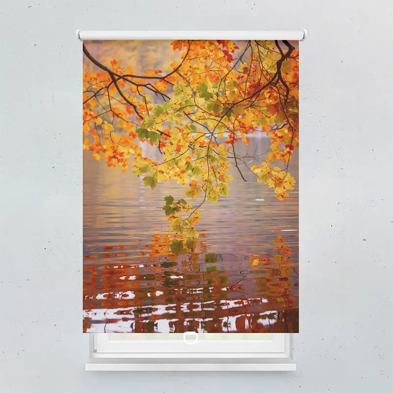 Springrollo Motiv "Herbstsee"