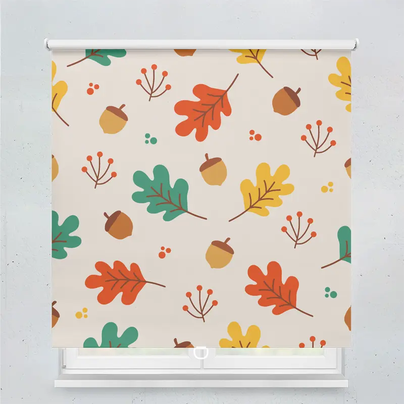 Springrollo Motiv "Herbstmuster"