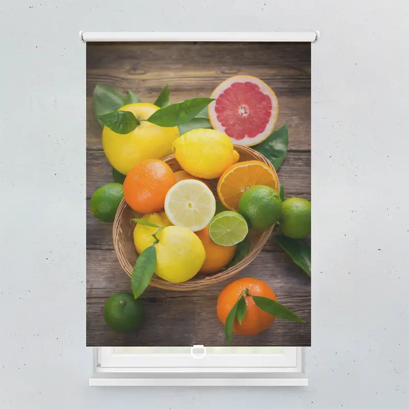 Springrollo Motiv "Zitrusfruechte"