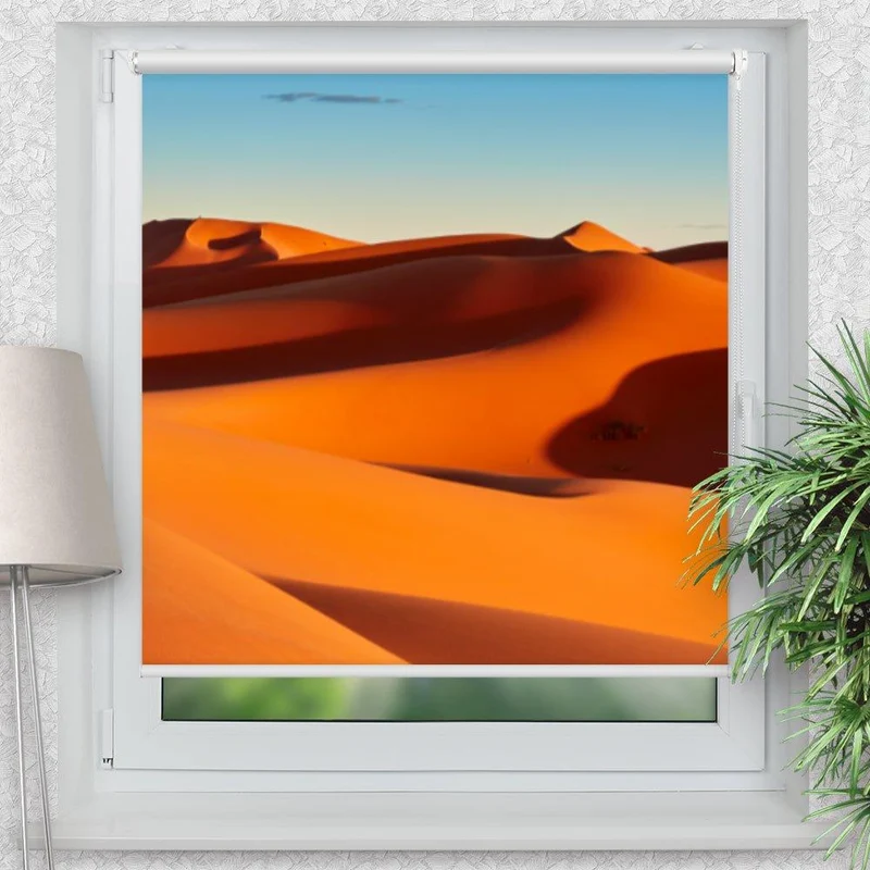 Klemmfix Rollo "Wüste Sahara" | Motiv-Klemmrollo