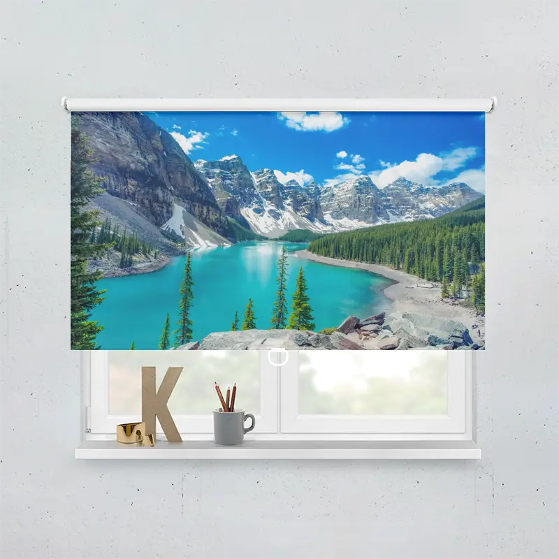 Springrollo Motiv "Moraine Lake Bergsee"
