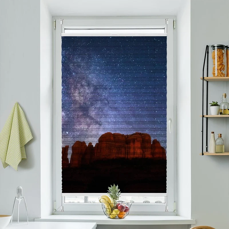 Wabenplissee Motiv "Milchstrasse Arizona"