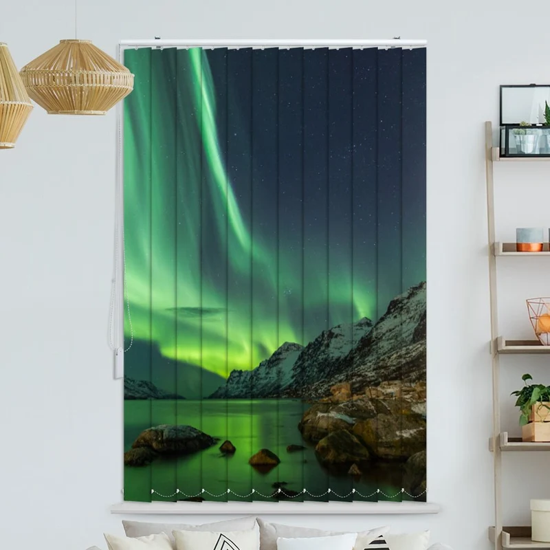 Lamellenvorhang Motiv "Nordlich Norwegen"