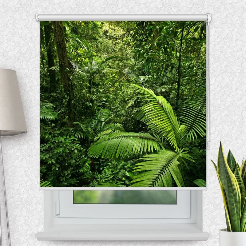 Motivrollo 'Dschungel Dschungel' | Bis B 430 x H 440 cm