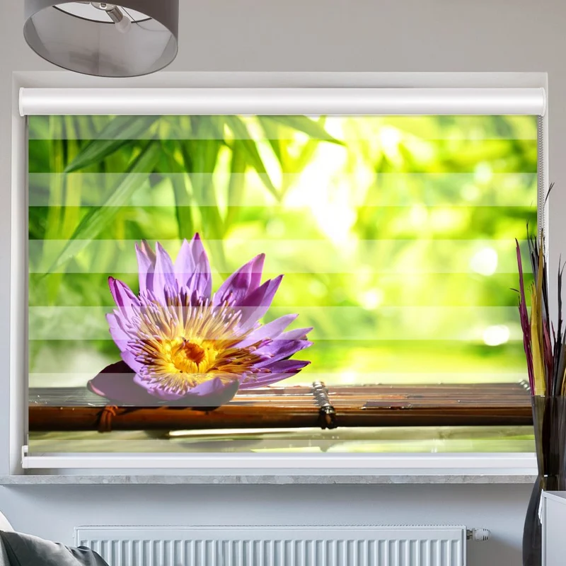 Doppelrollo mit Kassette "Lotus Spa"