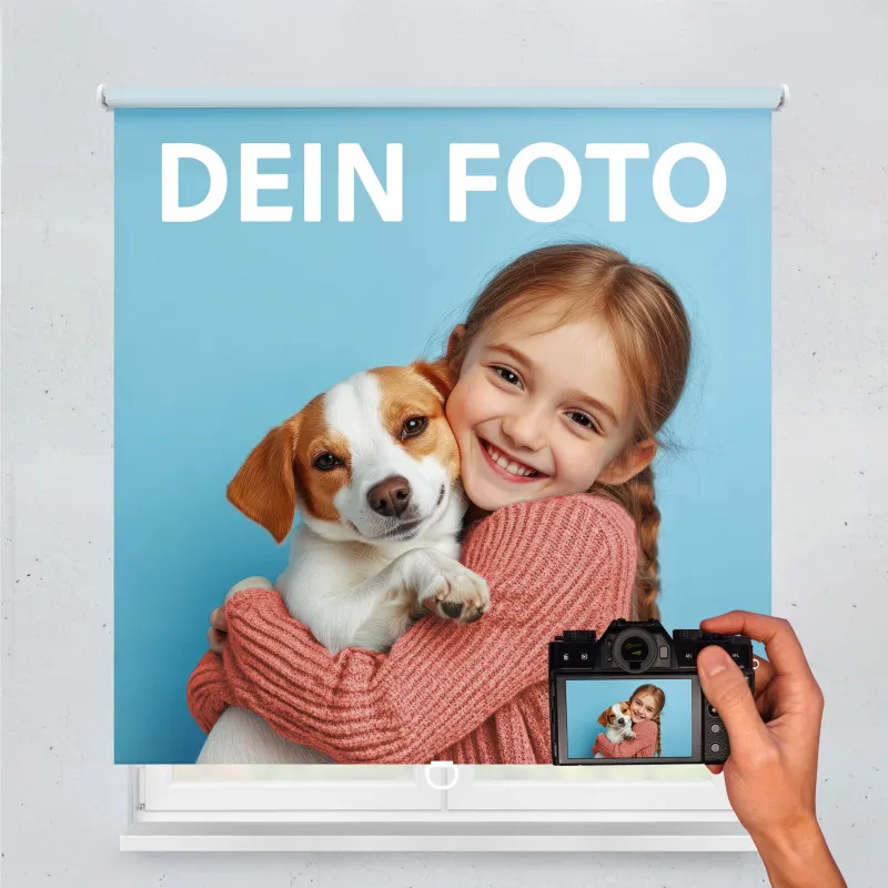Springrollo mit Motiv - Foto hochladen