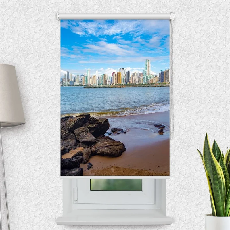 Motivrollo 'Skyline Brasilien' | Bis B 430 x H 440 cm