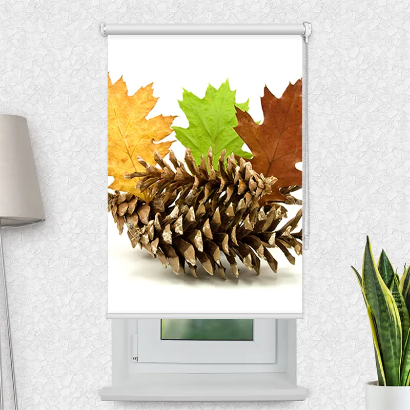 Motivrollo "Herbstdekoration" | Bis B 430 x H 440 cm