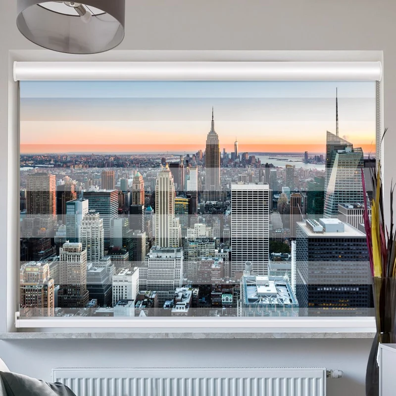 Doppelrollo mit Kassette "Skyline New York"