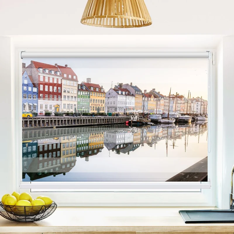Klemmfix Doppelrollo 'Kopenhagen Nyhavn' | Klemm Doppelrollo