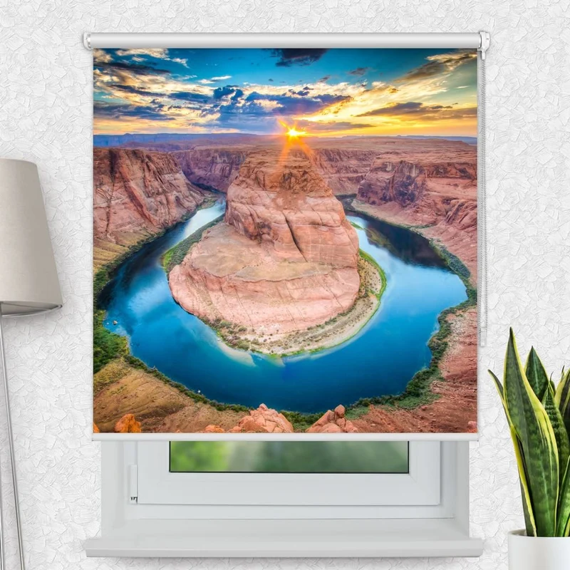 Motivrollo 'Grand Canyon Horseshoe' | Bis B 430 x H 440 cm