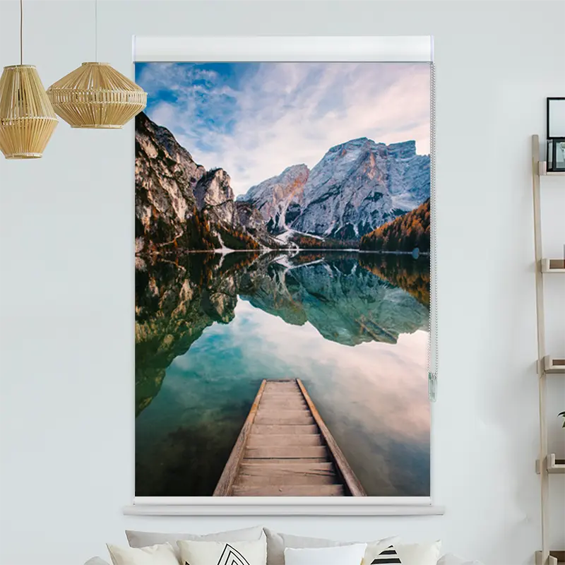 Kassettenrollo Motiv "Pragser Wildsee" | bis B 420 x H 420 cm