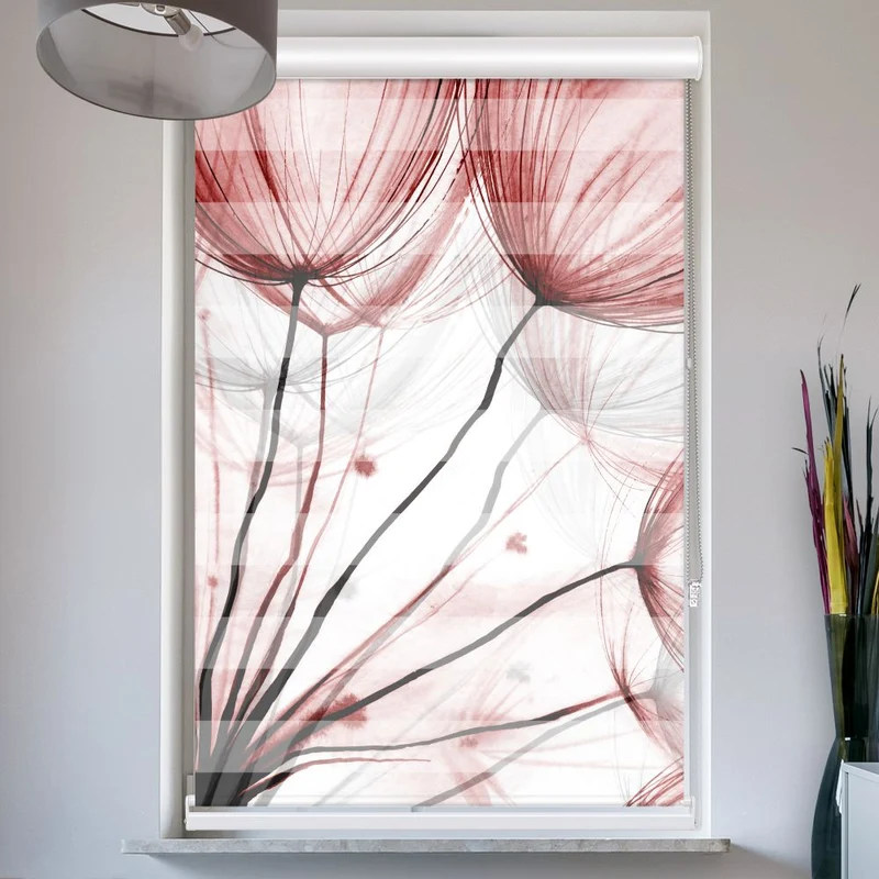 Doppelrollo mit Kassette "Pusteblume Aquarell"