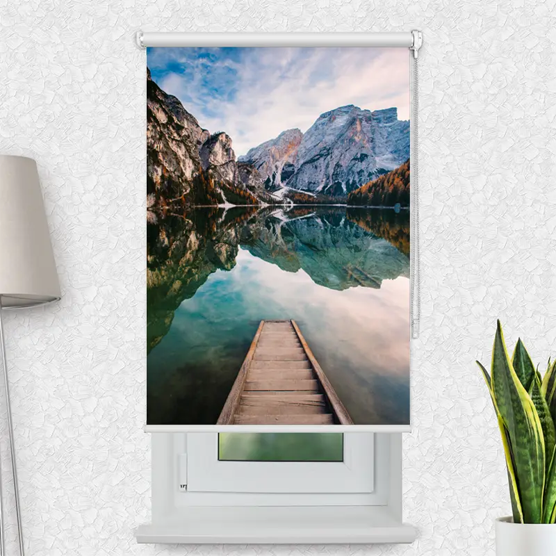 Motivrollo "Pragser Wildsee" | Bis B 430 x H 440 cm