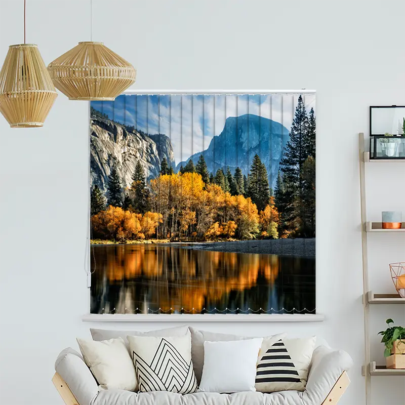 Lamellenvorhang Motiv "Herbst im Yosemite"