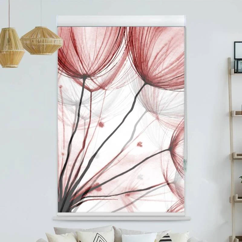 Kassettenrollo Motiv "Pusteblume Aquarell" | bis B 420 x H 420 cm