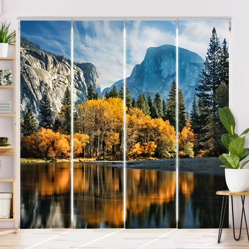 Schiebegardine Motiv "Herbst im Yosemite"