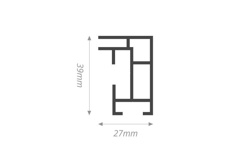 Spannrahmen Pro 27 - stabiler Rahmen mit 27 mm Tiefe