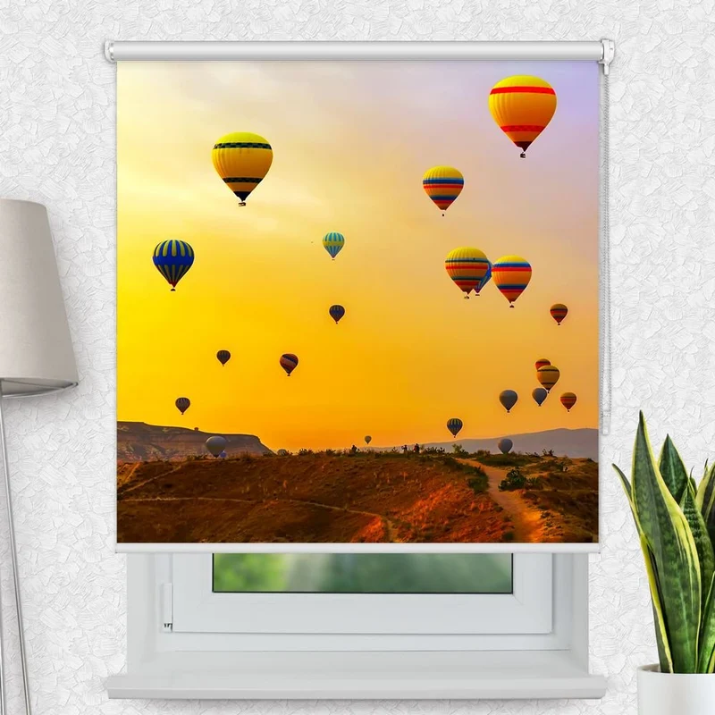 Motivrollo 'Heissluftballons Heissluftballons' | Bis B 430 x H 440 cm