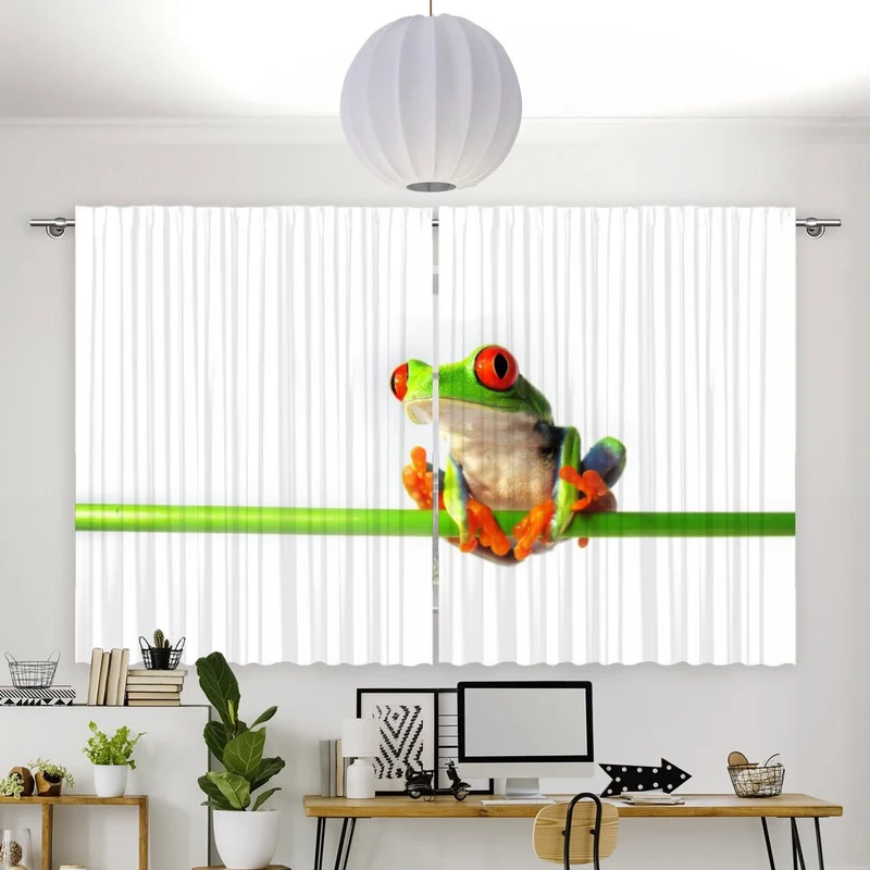 Vorhang Motiv "Frosch"