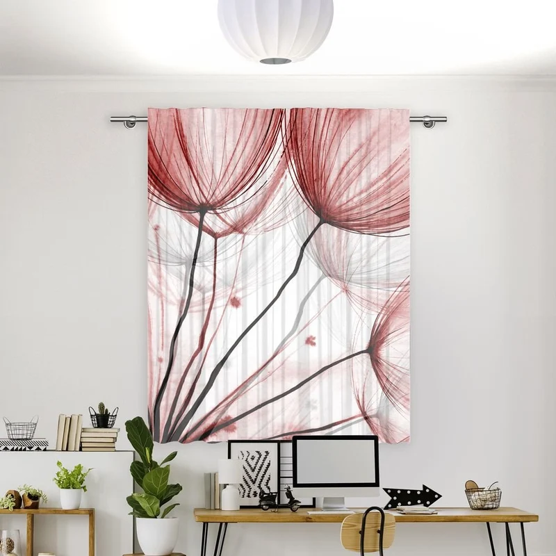 Vorhang Motiv 'Pusteblume Aquarell'