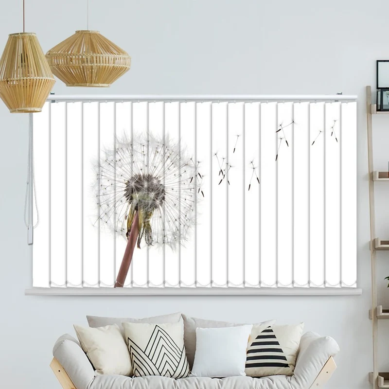 Lamellenvorhang Motiv "Pusteblume Löwenzahn"