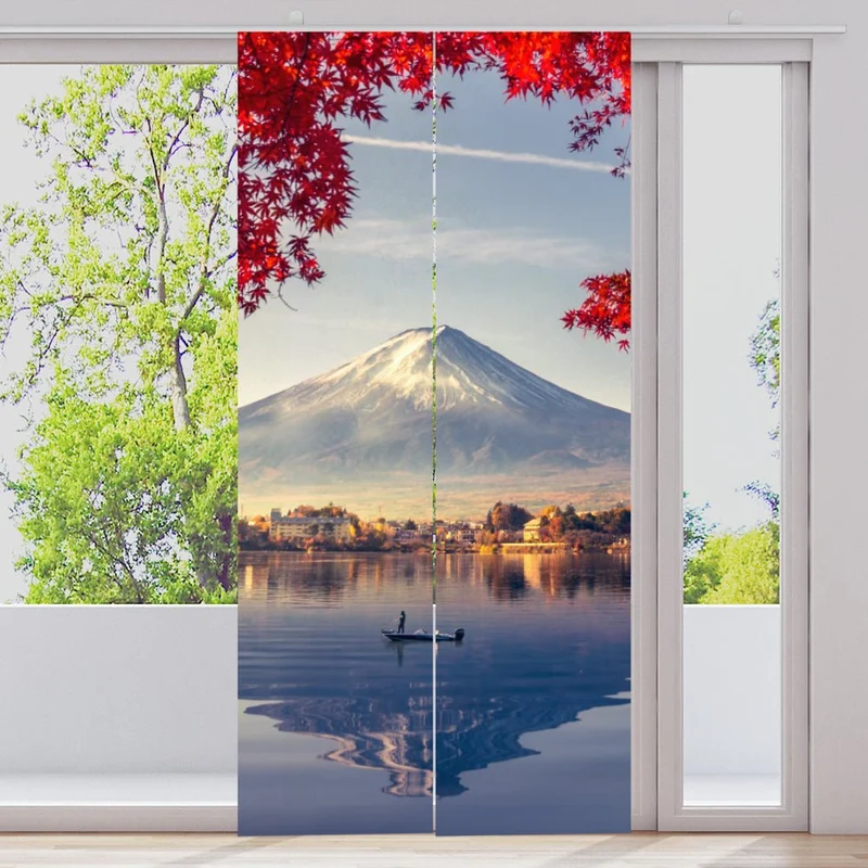 Schiebegardine Motiv "Japan Fuji Herbst"