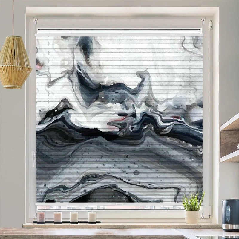 Plissee Motiv "Luxus fluid"