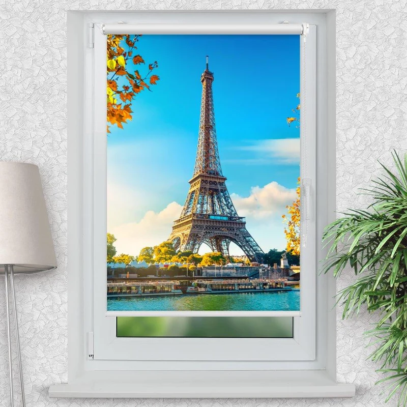 Klemmfix Rollo "Paris Seine" | Motiv-Klemmrollo