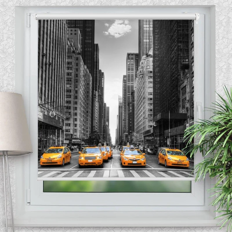 Klemmfix Rollo "New Avenue" | Motiv-Klemmrollo