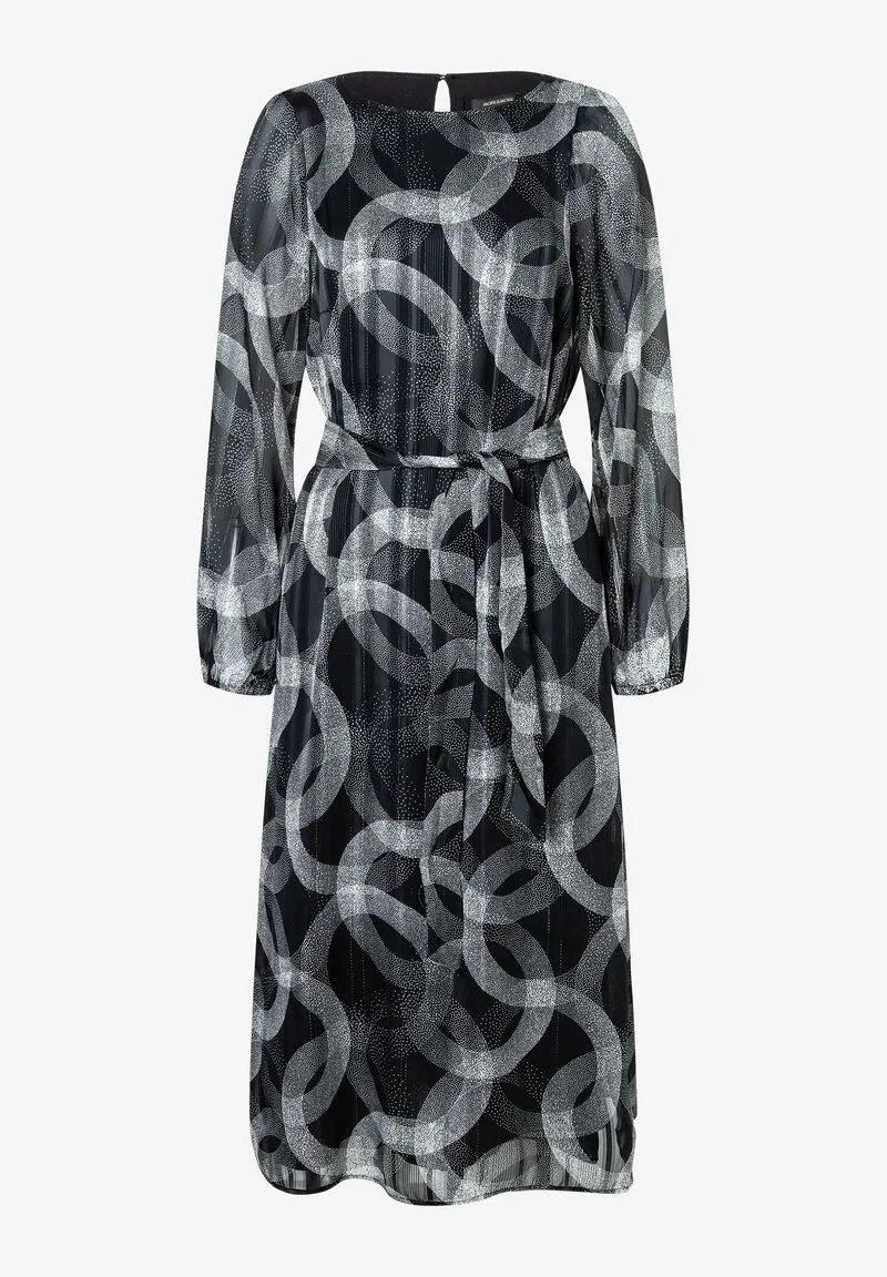 Printkleid mit Glanz Party-Kollektion