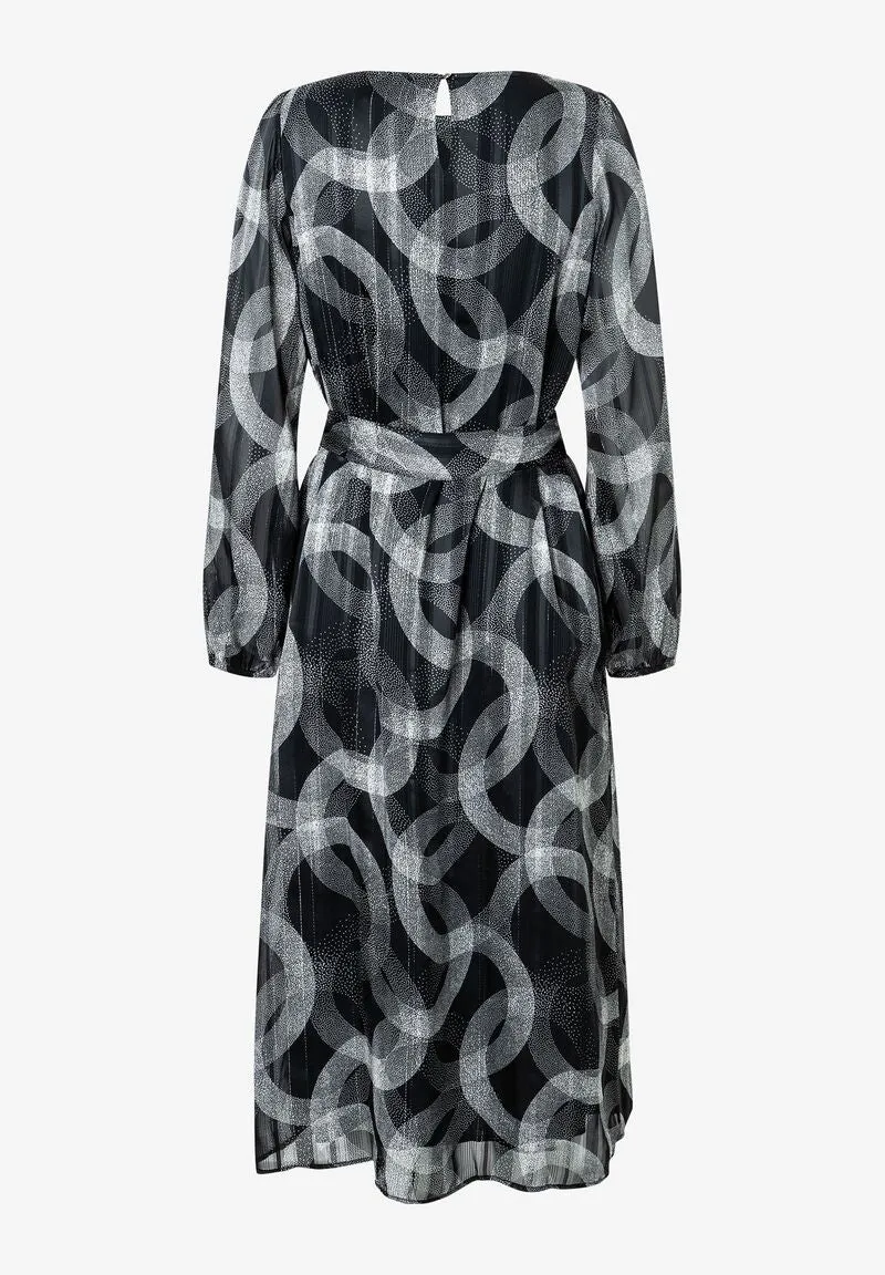Printkleid mit Glanz Party-Kollektion