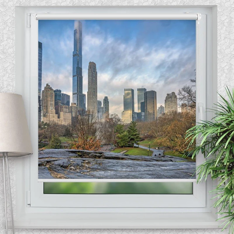 Klemmfix Rollo "Central Manhatten" | Motiv-Klemmrollo