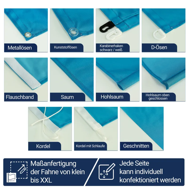 Fahne selbst gestalten