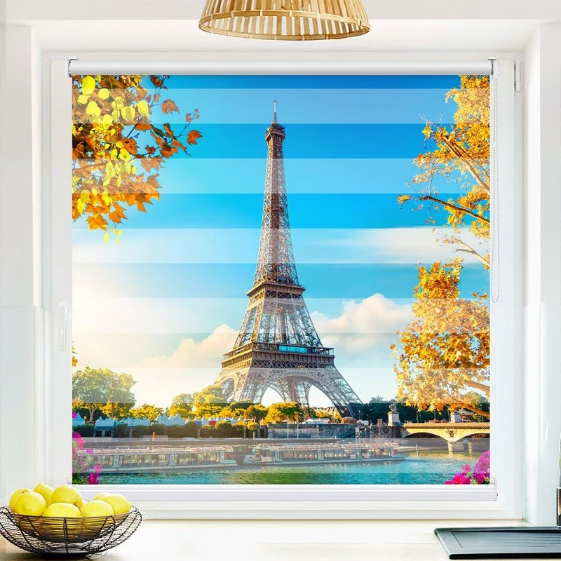 Klemmfix Doppelrollo "Paris Seine" | Klemm Doppelrollo